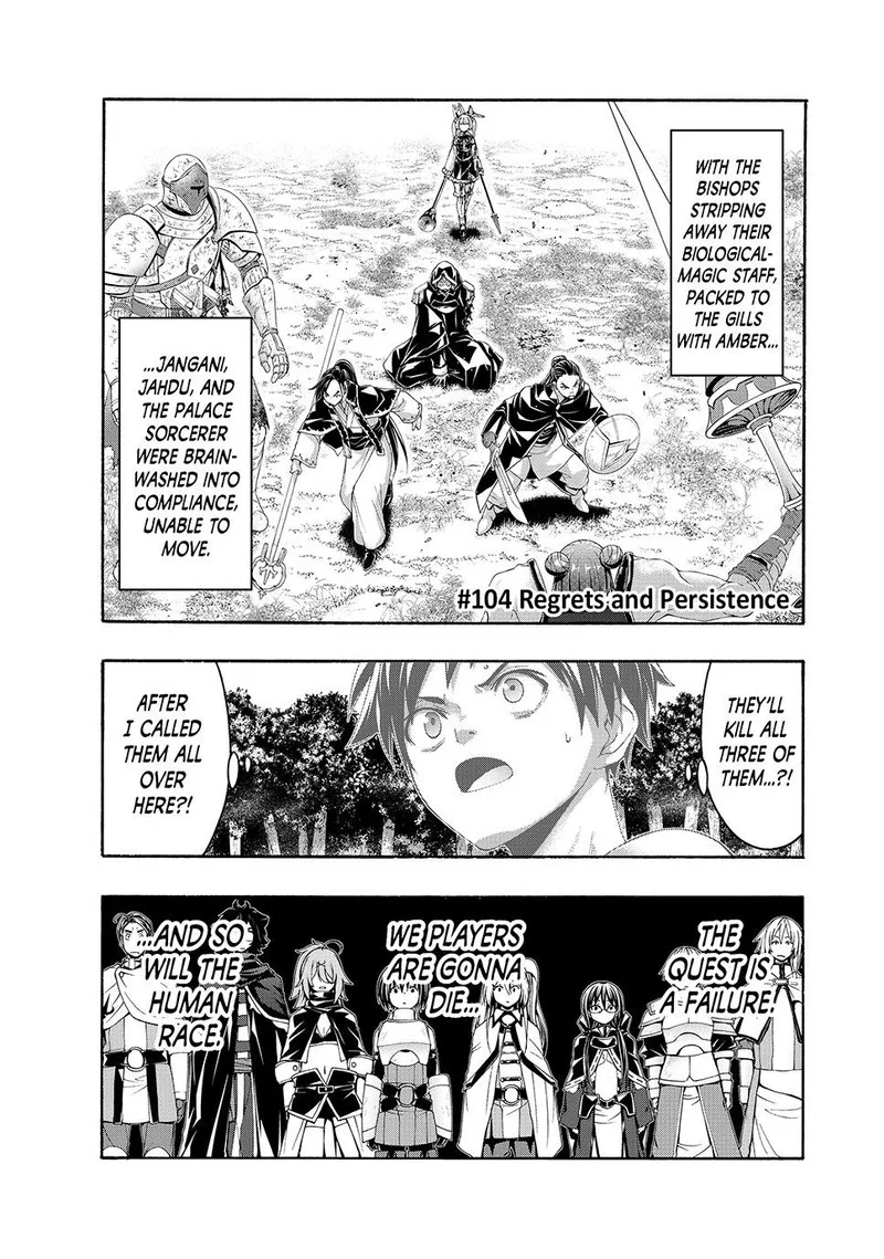 100-man no Inochi no Ue ni Ore wa Tatte Iru Chapter 104 page 1