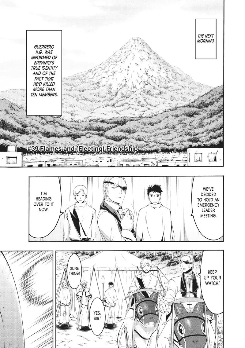 100-man no Inochi no Ue ni Ore wa Tatte Iru Chapter 39 page 1