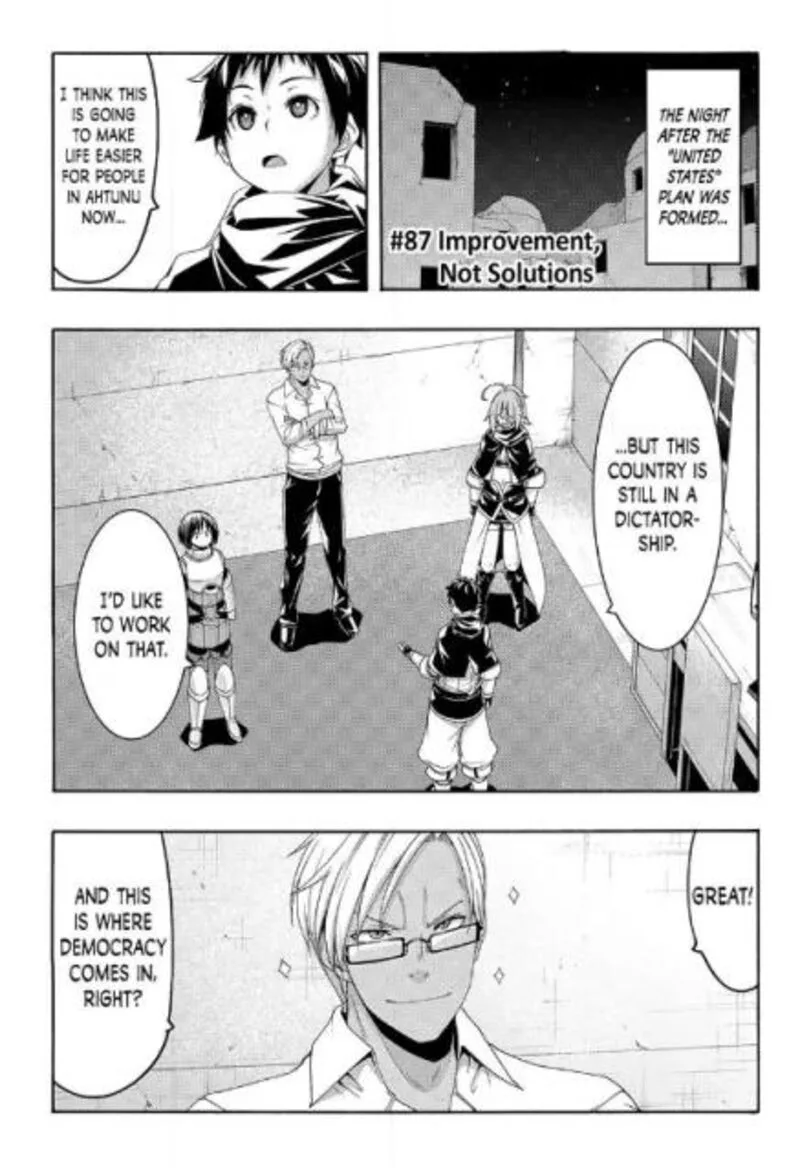 100-man no Inochi no Ue ni Ore wa Tatte Iru Chapter 87 page 1