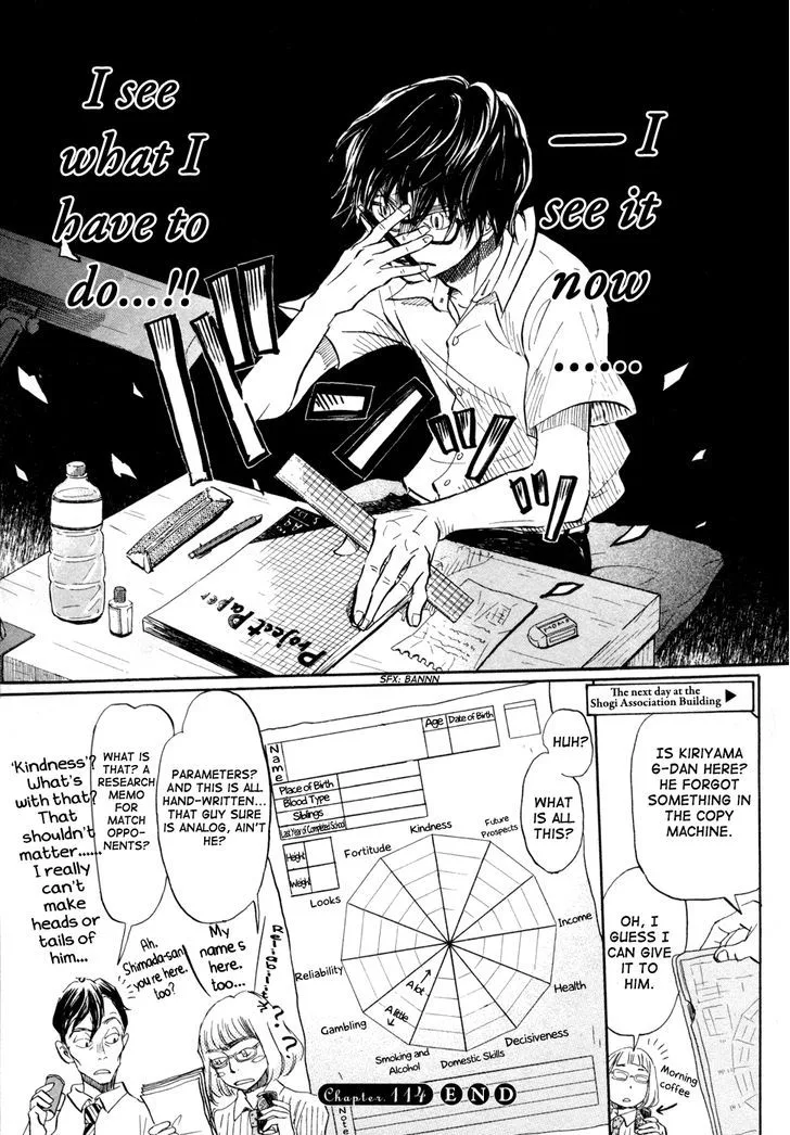 3 Gatsu no Lion Chapter 114 page 17