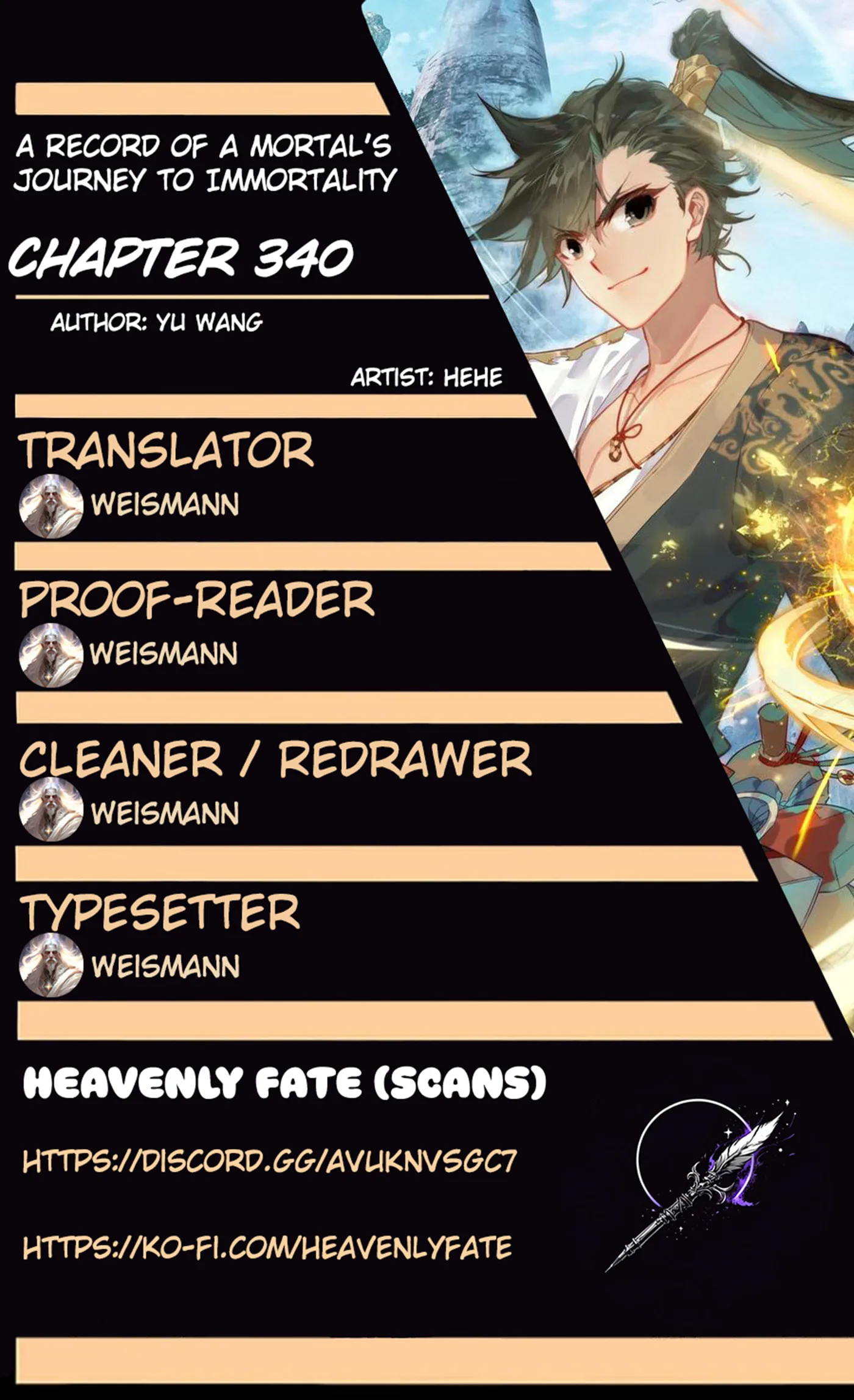 A Record of a Mortal's Journey to Immortality Chapter 340 page 1