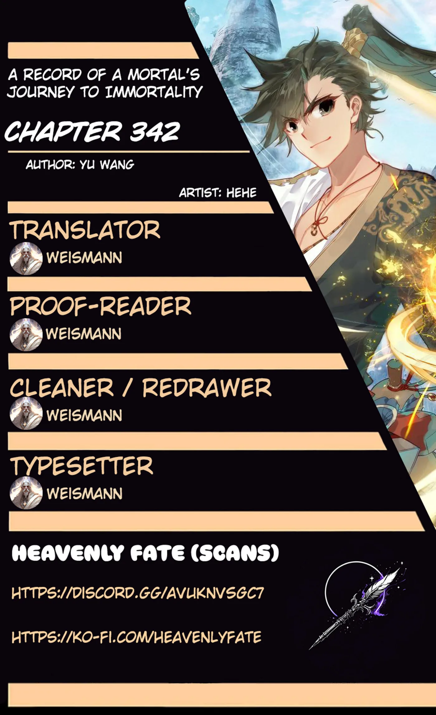 A Record of a Mortal's Journey to Immortality Chapter 342 page 1