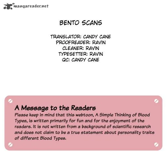 A Simple Thinking About Blood Types Chapter 1 page 19