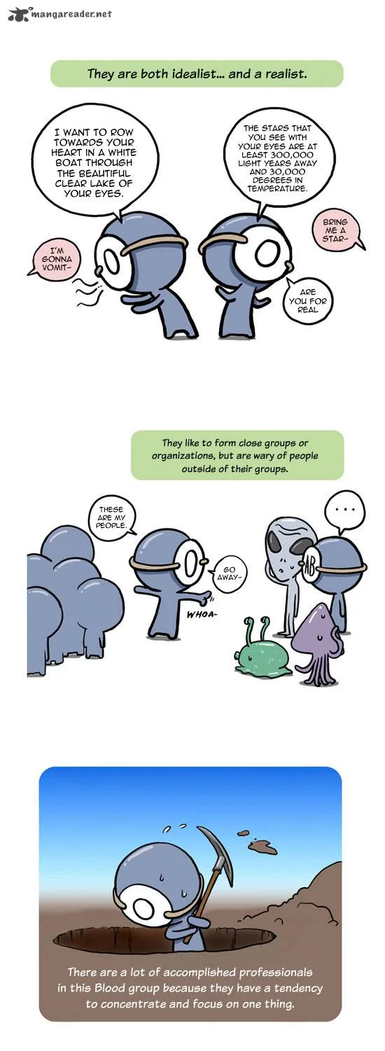 A Simple Thinking About Blood Types Chapter 1 page 14