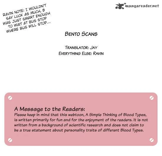 A Simple Thinking About Blood Types Chapter 10 page 7