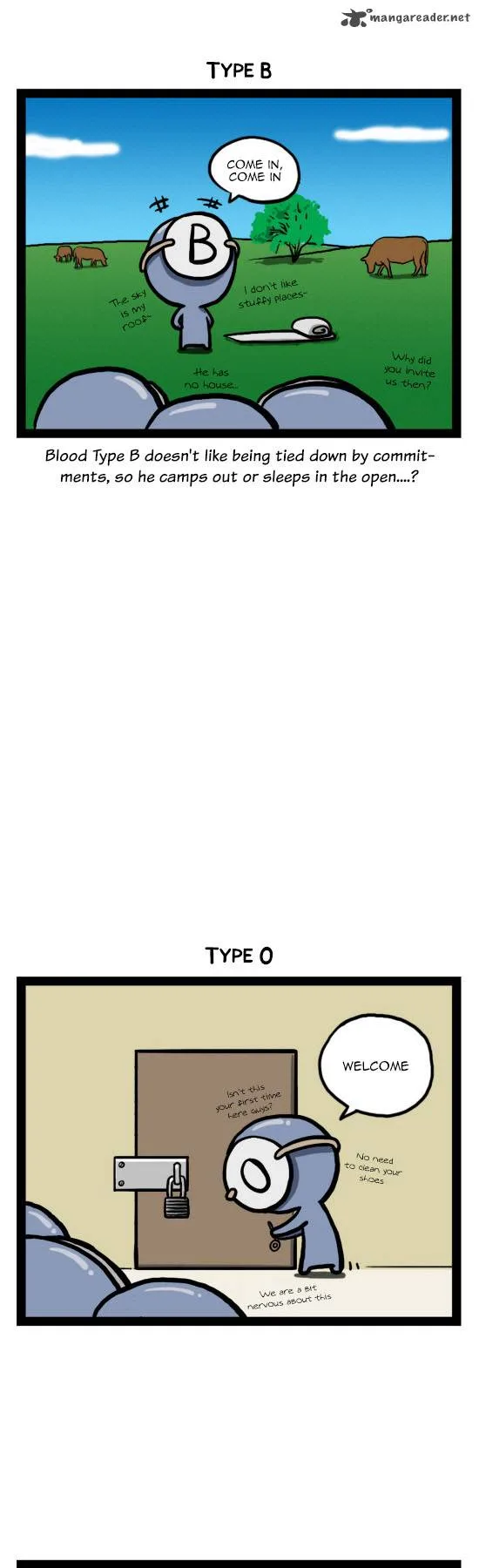 A Simple Thinking About Blood Types Chapter 11 page 3