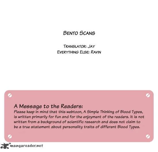A Simple Thinking About Blood Types Chapter 11 page 8