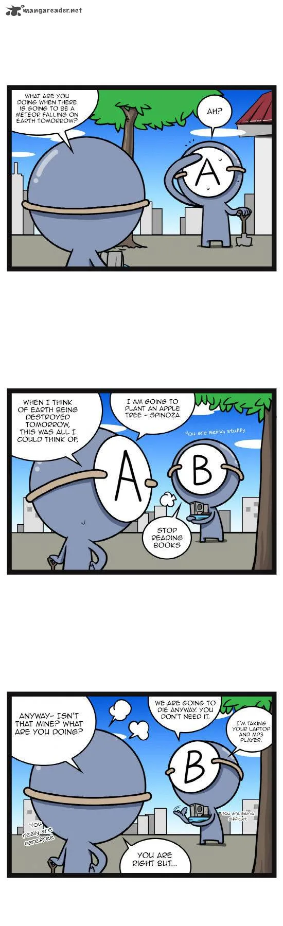 A Simple Thinking About Blood Types Chapter 12 page 3