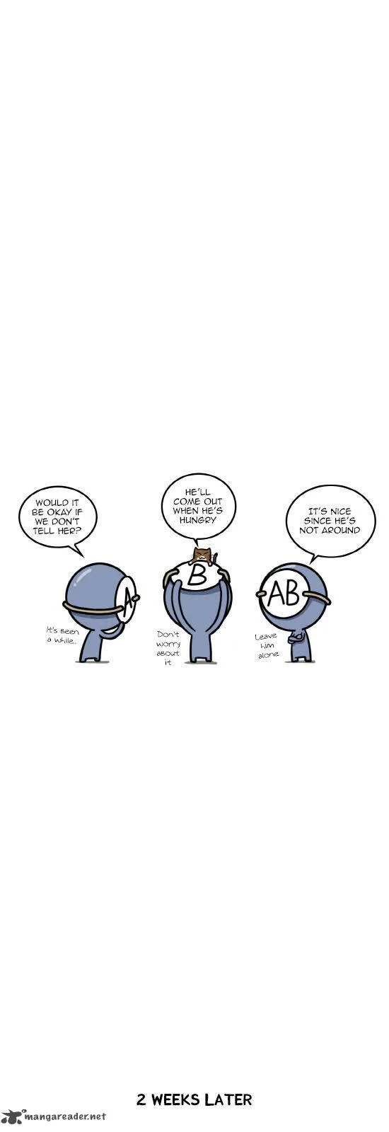 A Simple Thinking About Blood Types Chapter 12 page 7