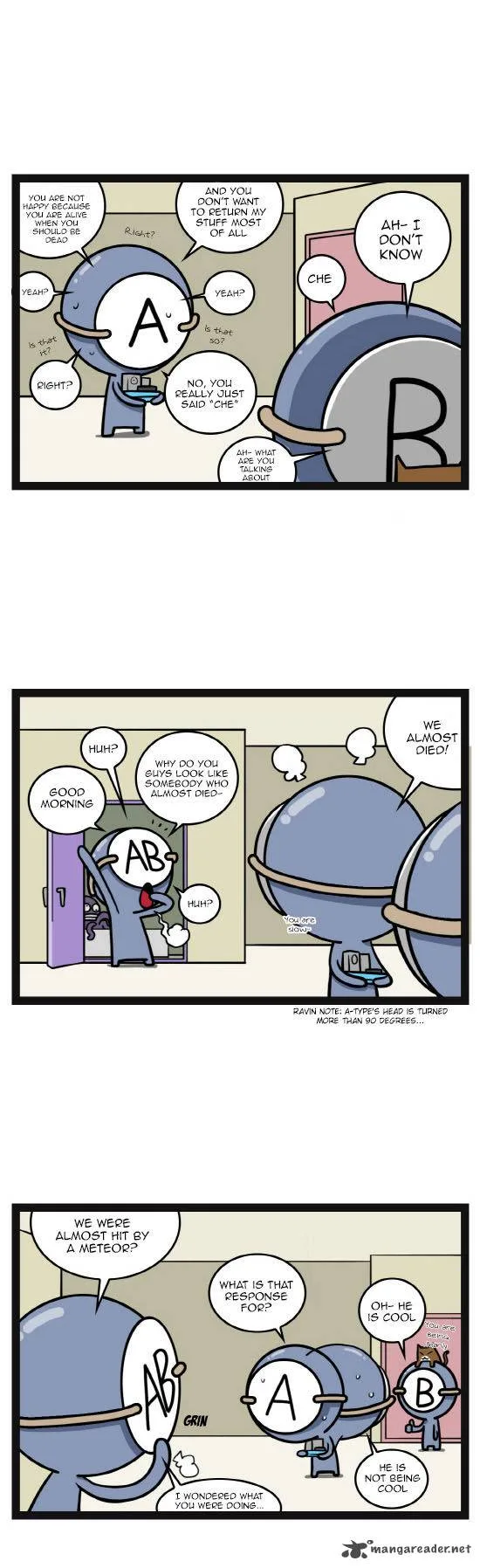 A Simple Thinking About Blood Types Chapter 12 page 6