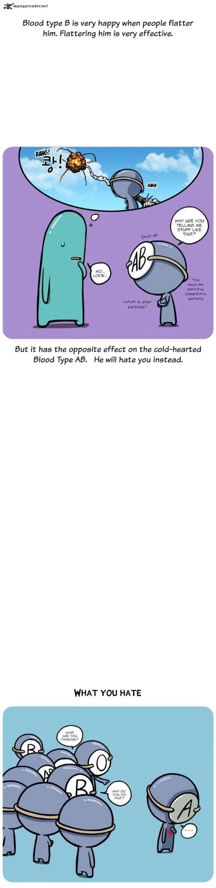 A Simple Thinking About Blood Types Chapter 13 page 3