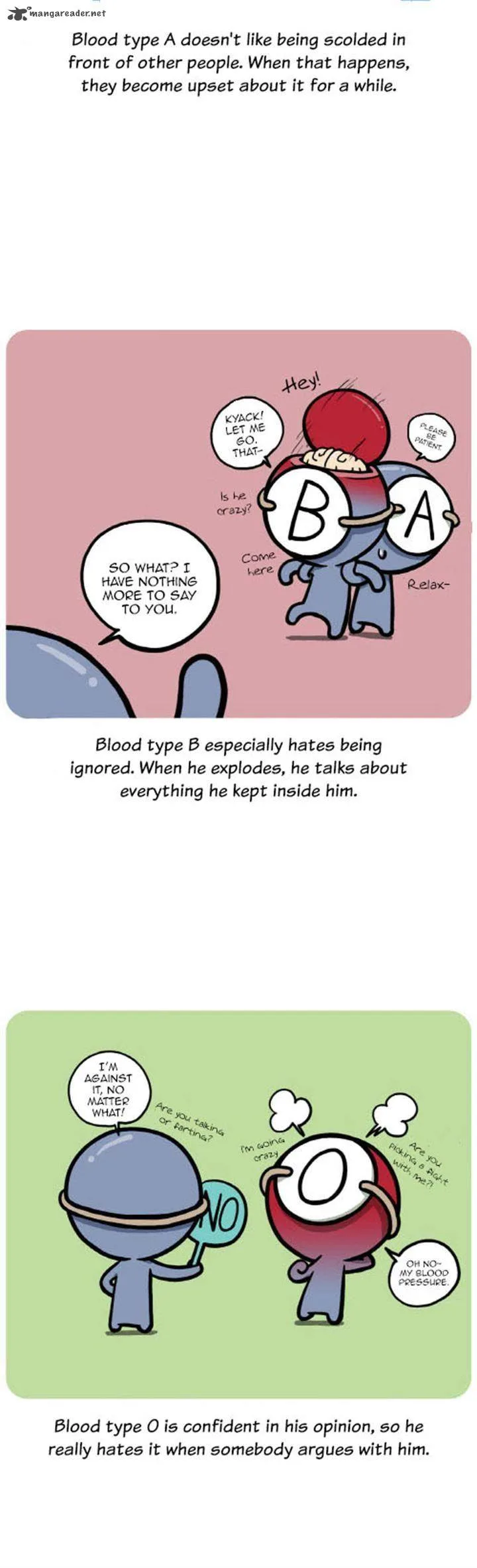 A Simple Thinking About Blood Types Chapter 13 page 4
