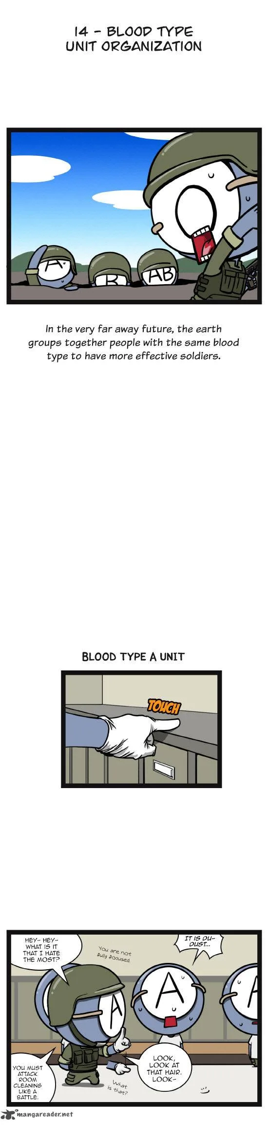 A Simple Thinking About Blood Types Chapter 14 page 2