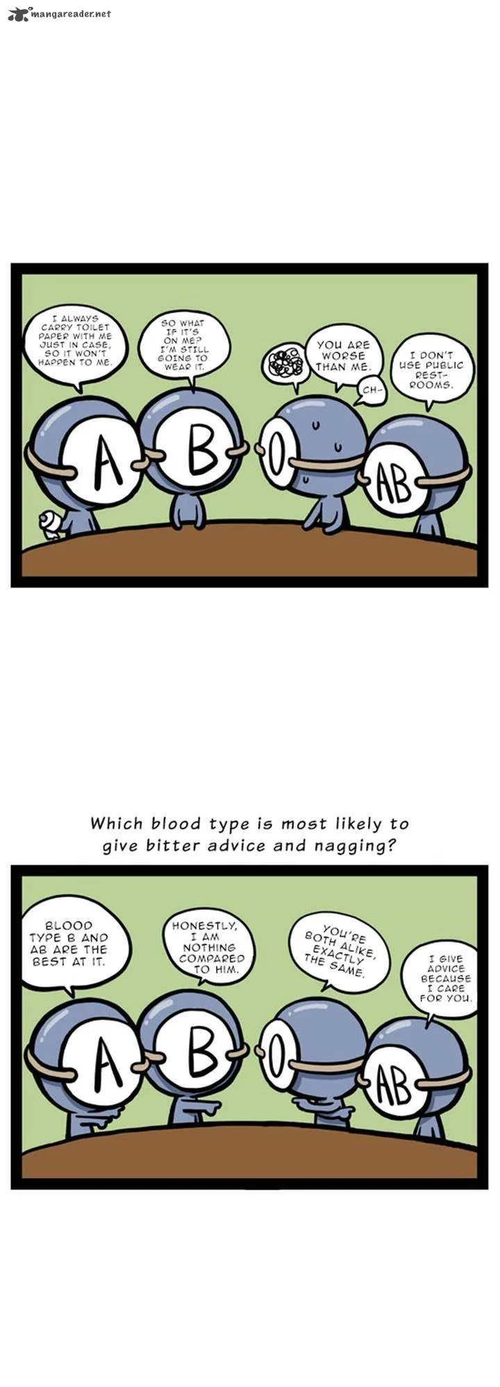 A Simple Thinking About Blood Types Chapter 15 page 3
