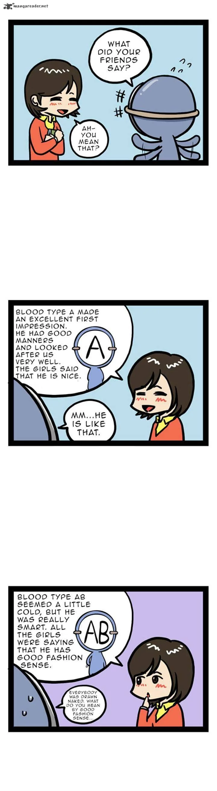 A Simple Thinking About Blood Types Chapter 15 page 6