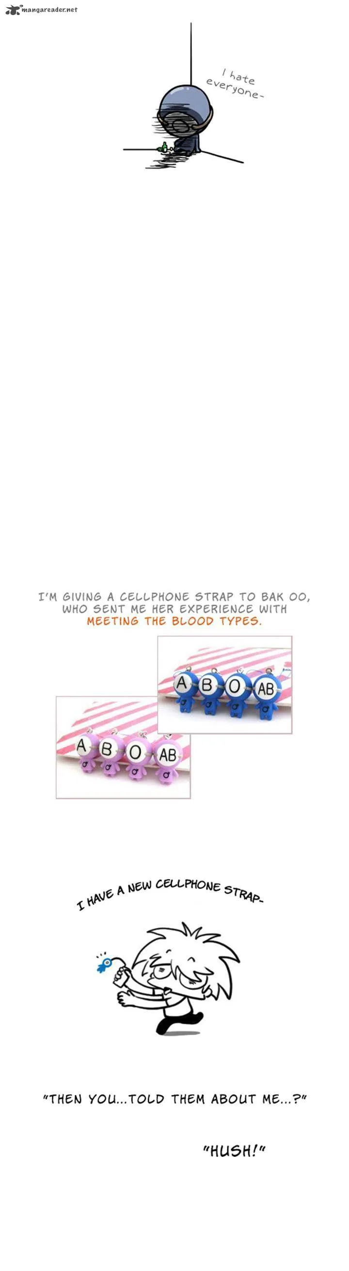 A Simple Thinking About Blood Types Chapter 15 page 8