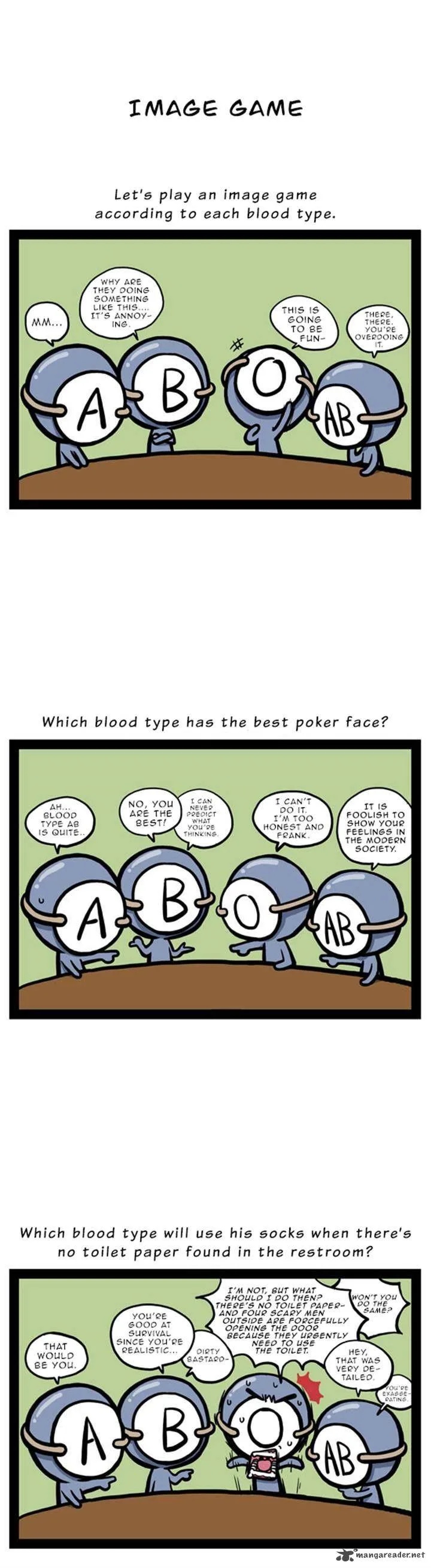 A Simple Thinking About Blood Types Chapter 15 page 2