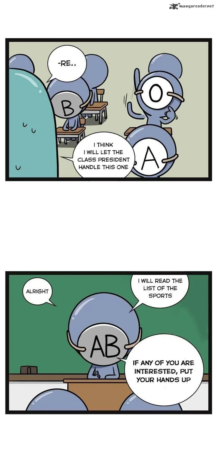 A Simple Thinking About Blood Types Chapter 16 page 3