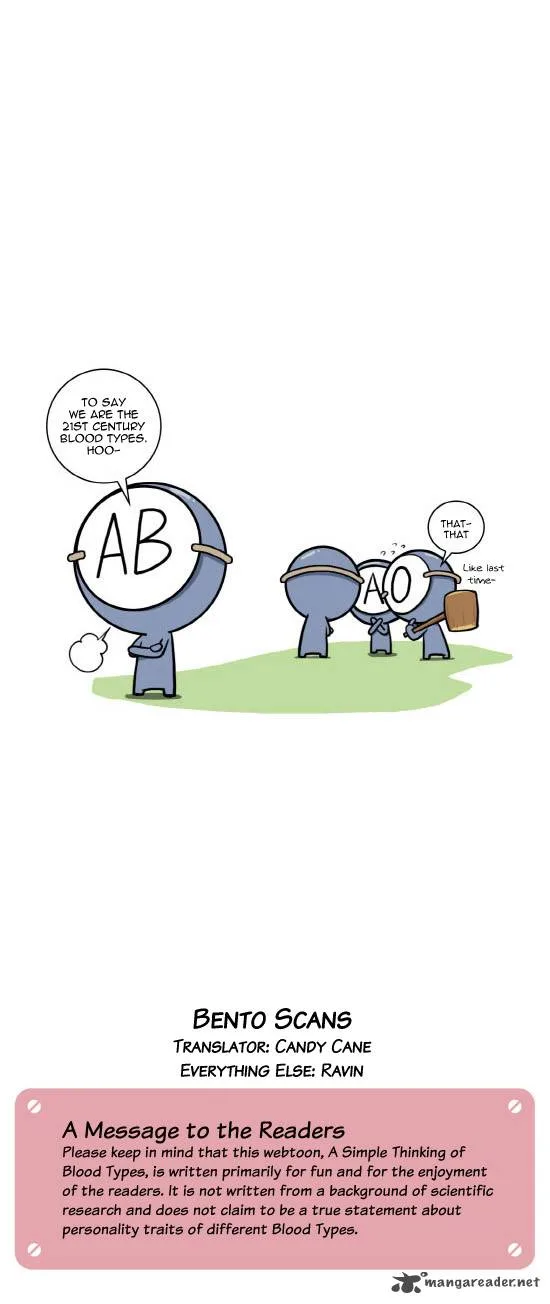 A Simple Thinking About Blood Types Chapter 2 page 10