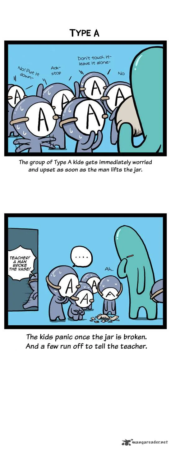 A Simple Thinking About Blood Types Chapter 3 page 5