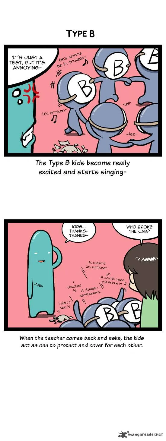 A Simple Thinking About Blood Types Chapter 3 page 6