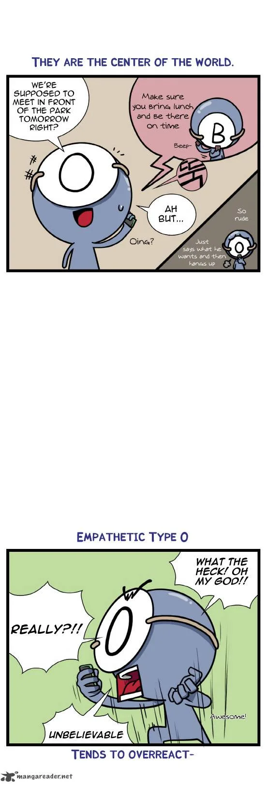 A Simple Thinking About Blood Types Chapter 6 page 4