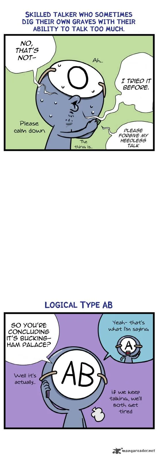 A Simple Thinking About Blood Types Chapter 6 page 5
