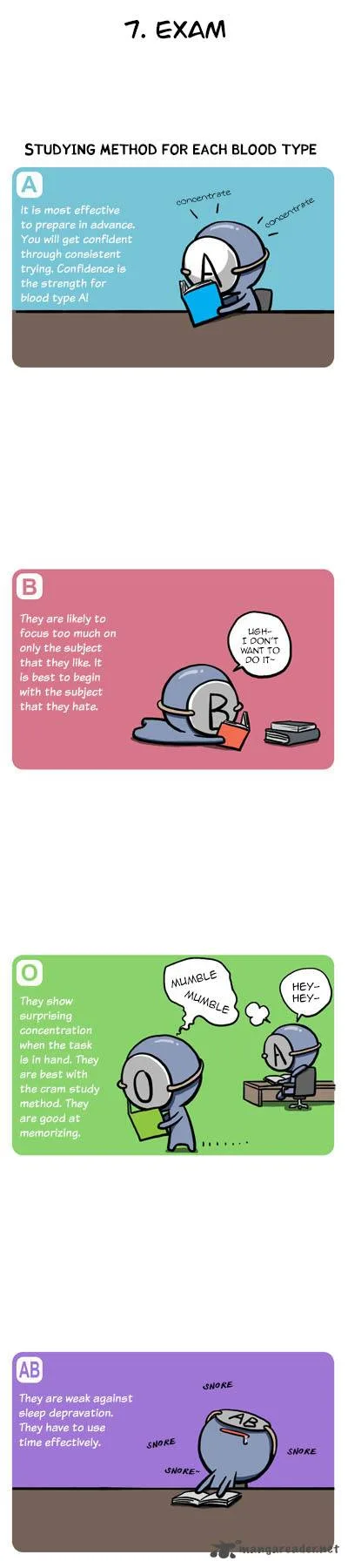 A Simple Thinking About Blood Types Chapter 7 page 2