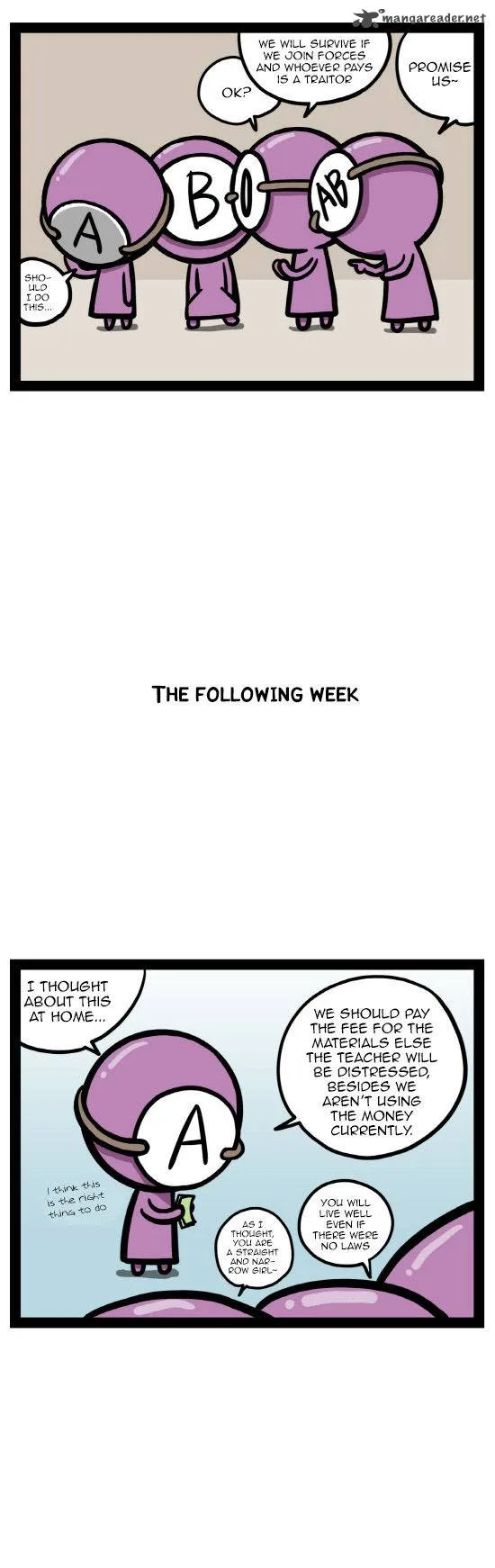 A Simple Thinking About Blood Types Chapter 9 page 3