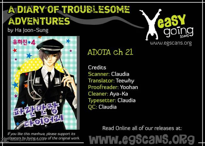 Adventure and Trouble Diary Chapter 21 page 1