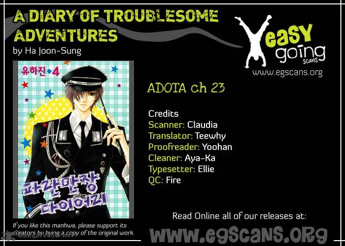Adventure and Trouble Diary Chapter 23 page 1