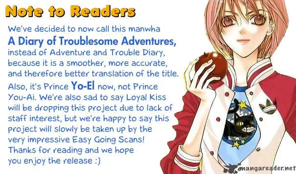 Adventure and Trouble Diary Chapter 6 page 1