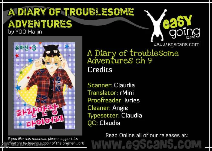 Adventure and Trouble Diary Chapter 9 page 1