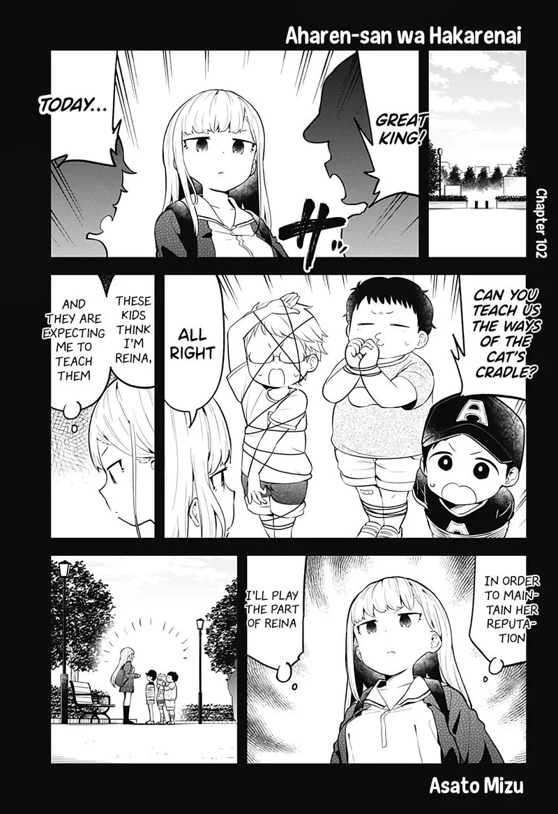 Aharen-san wa Hakarenai Chapter 102 page 1