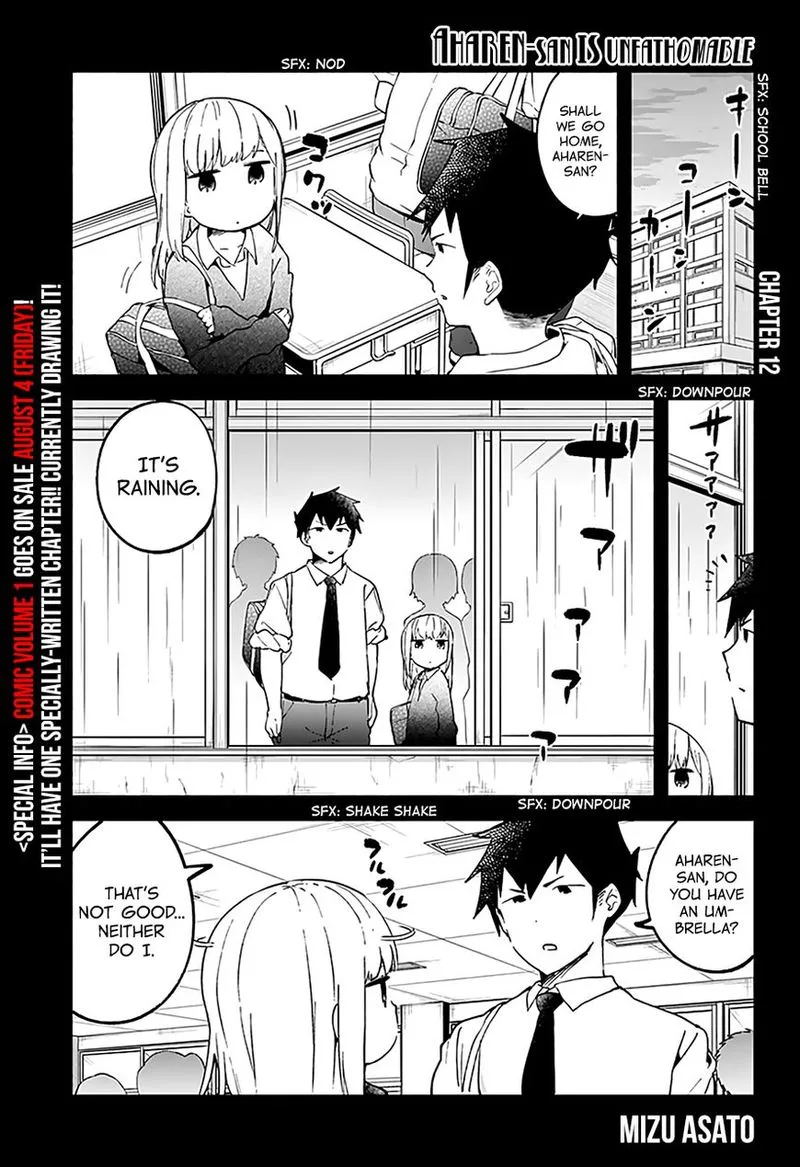 Aharen-san wa Hakarenai Chapter 12 page 1