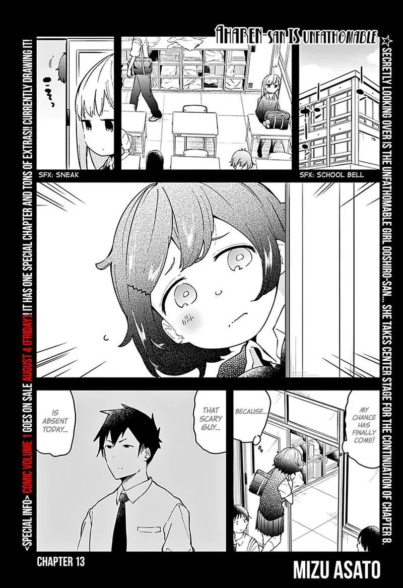 Aharen-san wa Hakarenai Chapter 13 page 1