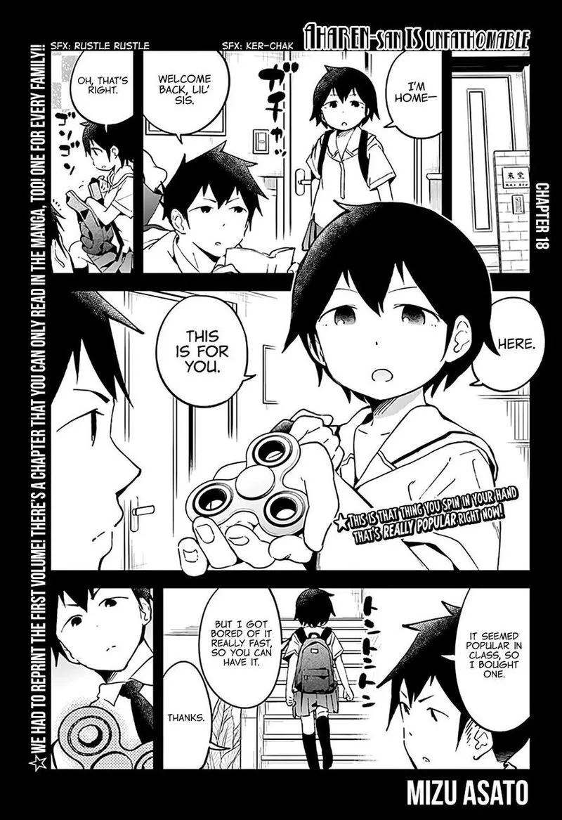 Aharen-san wa Hakarenai Chapter 18 page 2