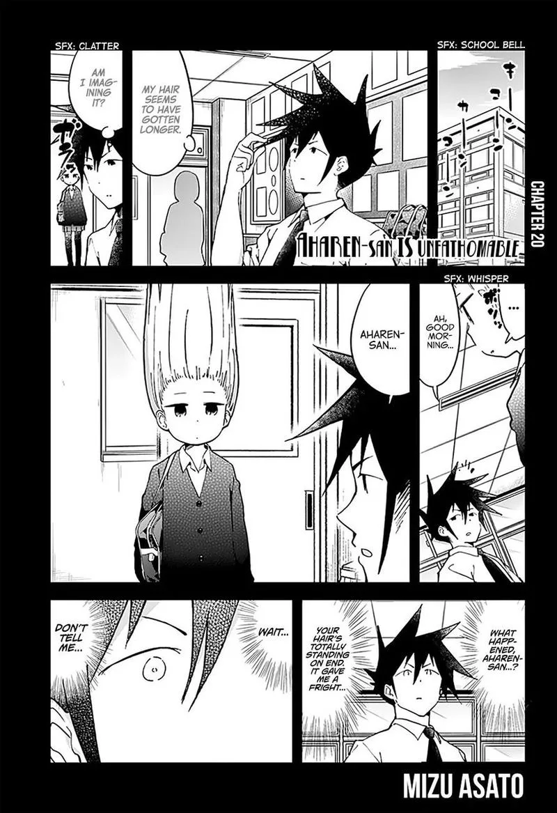 Aharen-san wa Hakarenai Chapter 20 page 1