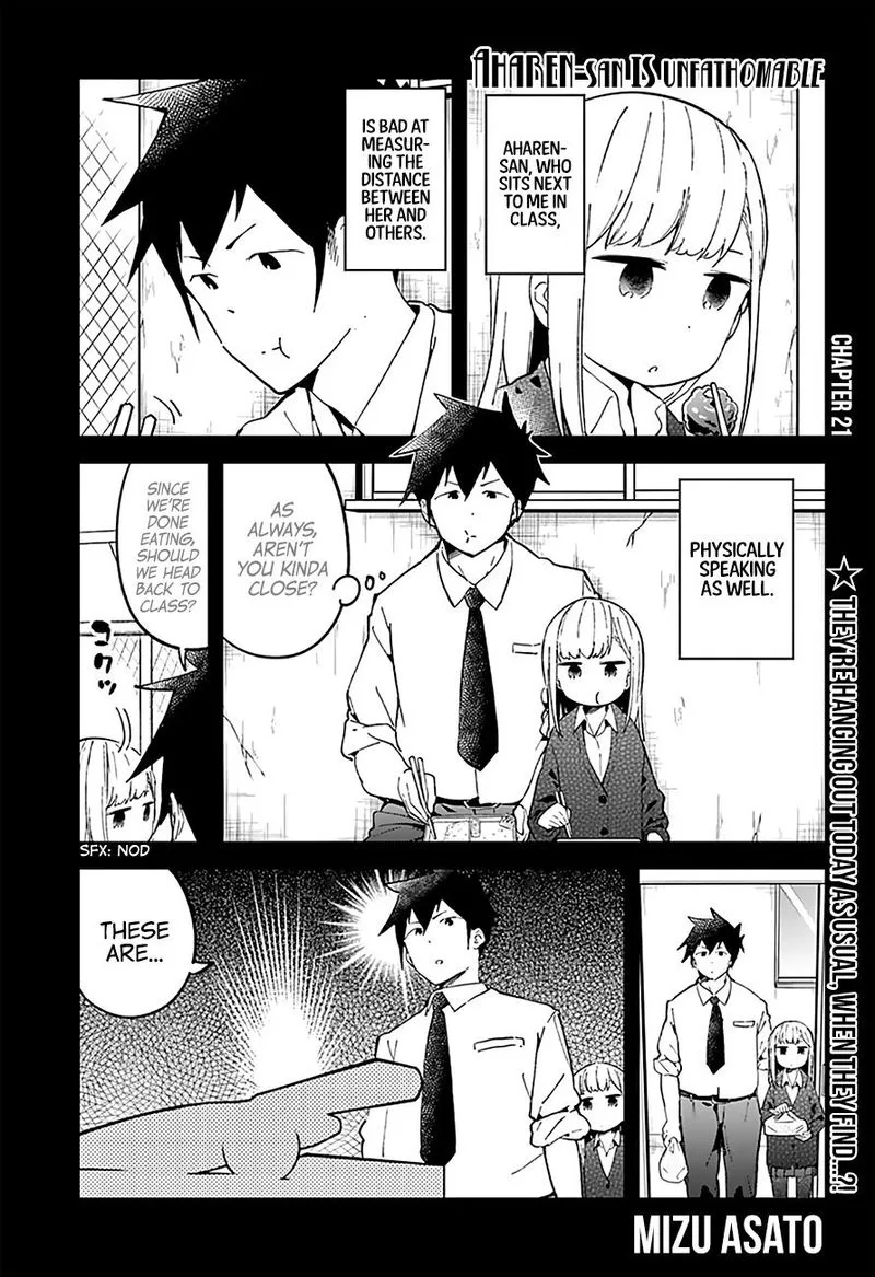 Aharen-san wa Hakarenai Chapter 21 page 2