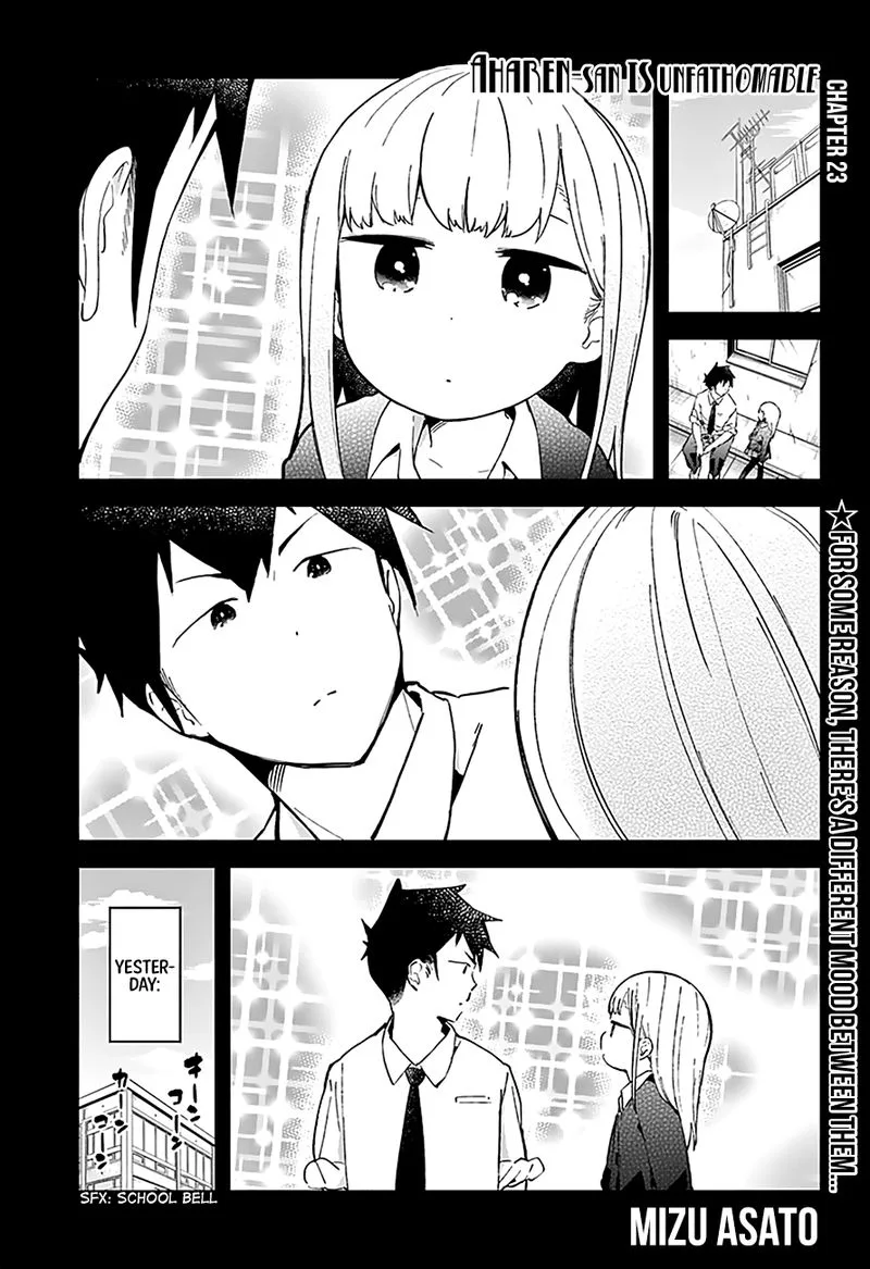 Aharen-san wa Hakarenai Chapter 23 page 2
