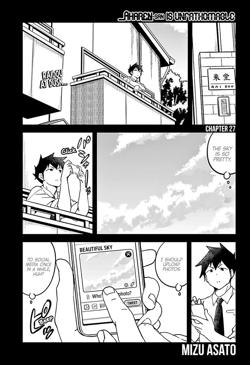 Aharen-san wa Hakarenai Chapter 27 page 3
