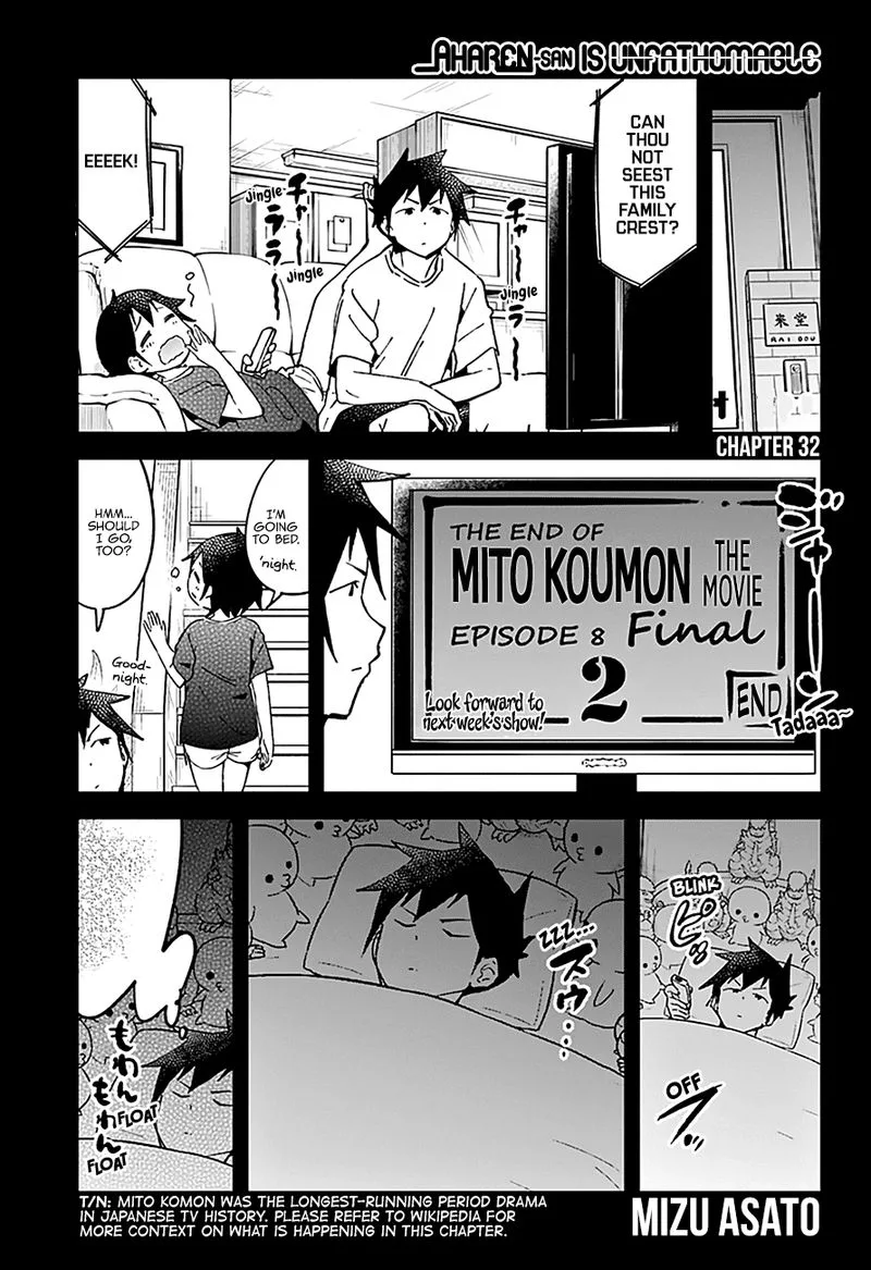 Aharen-san wa Hakarenai Chapter 32 page 2