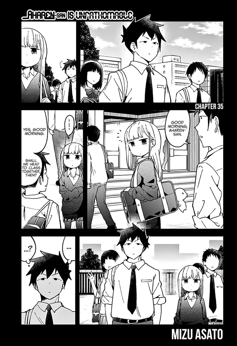 Aharen-san wa Hakarenai Chapter 35 page 2
