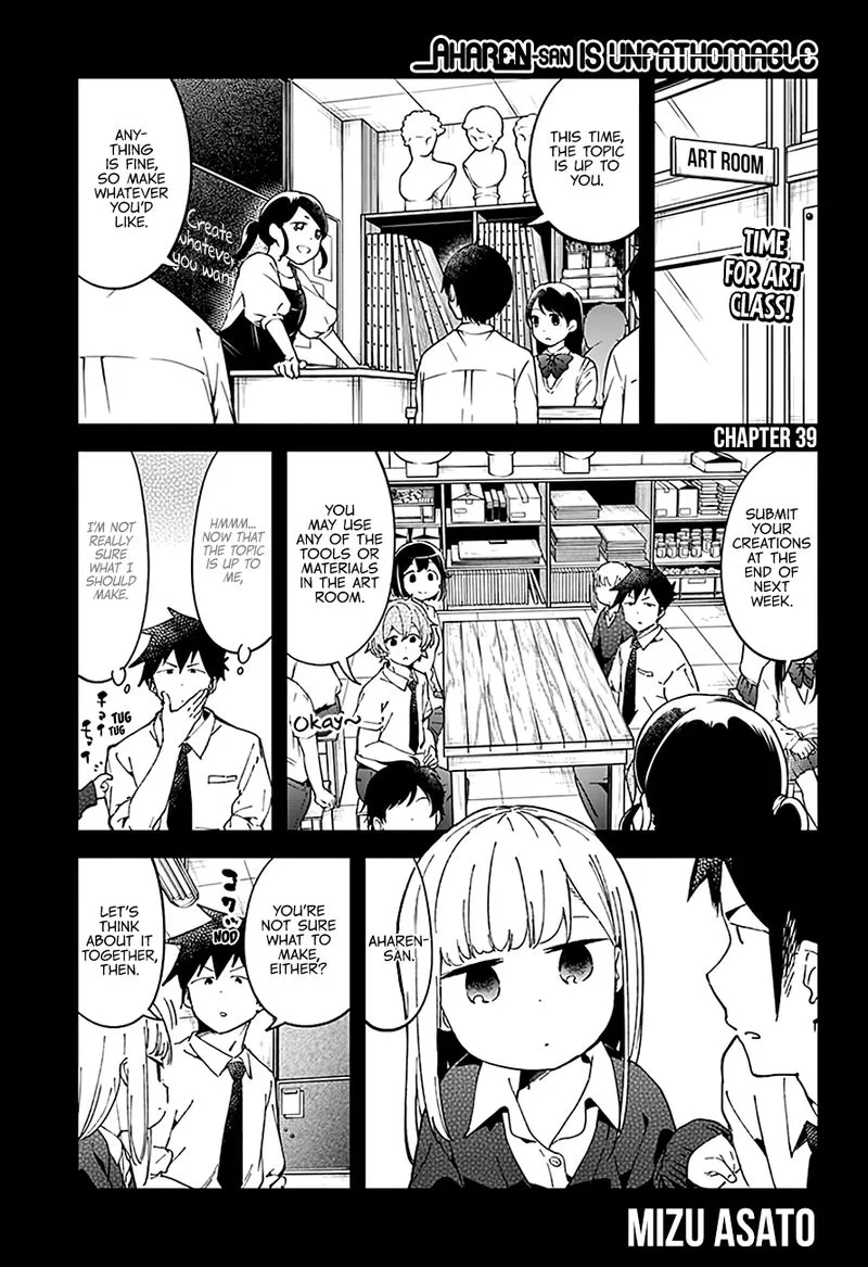 Aharen-san wa Hakarenai Chapter 39 page 2
