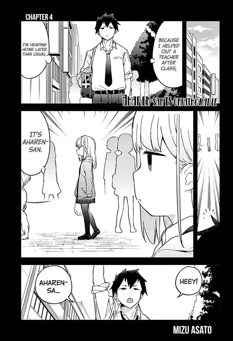 Aharen-san wa Hakarenai Chapter 4 page 1