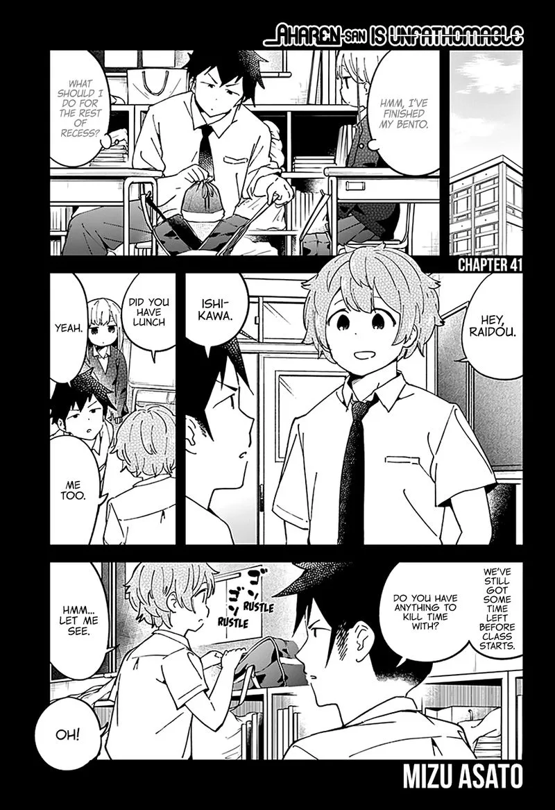 Aharen-san wa Hakarenai Chapter 41 page 2