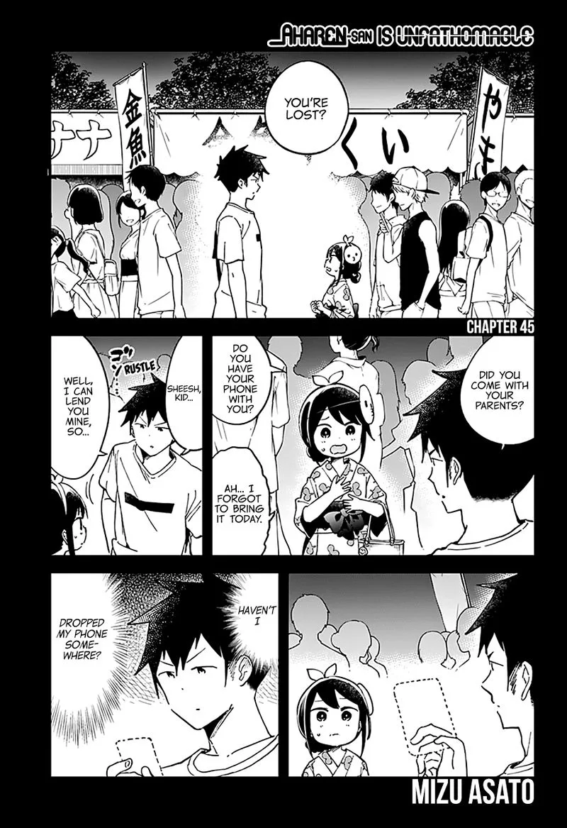 Aharen-san wa Hakarenai Chapter 45 page 2