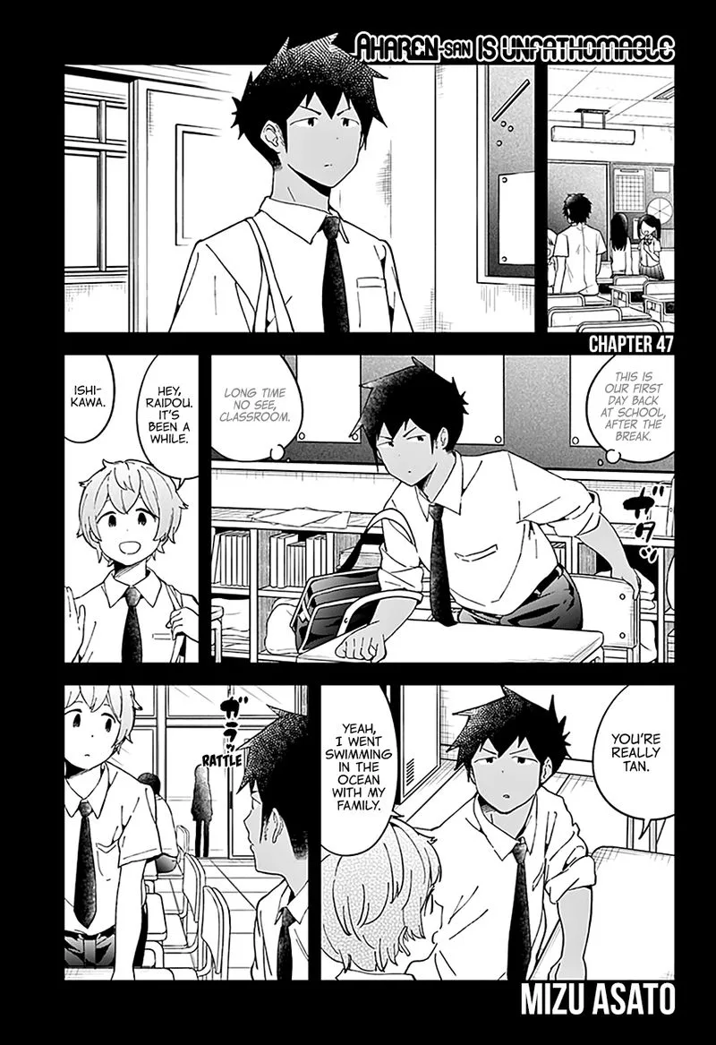 Aharen-san wa Hakarenai Chapter 47 page 2