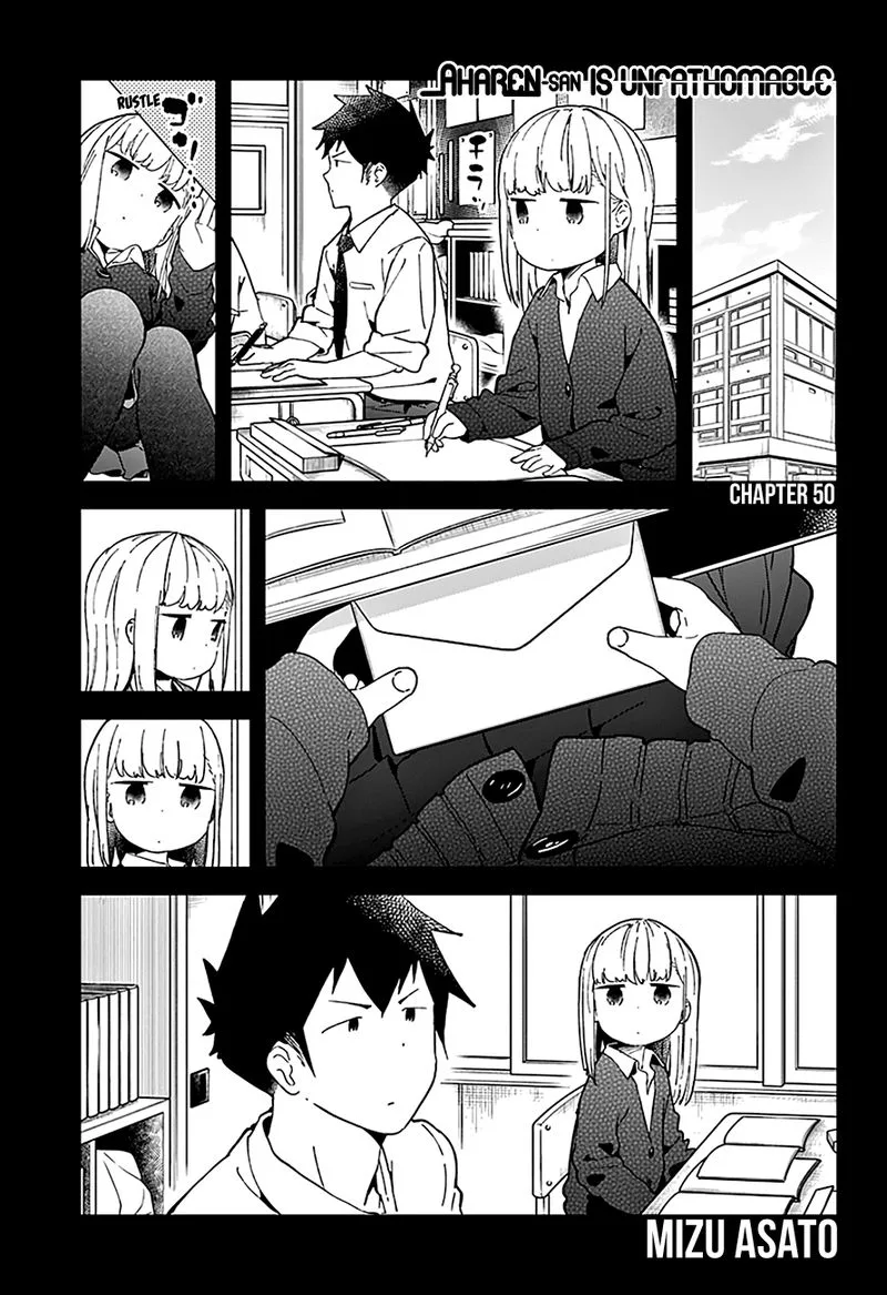 Aharen-san wa Hakarenai Chapter 50 page 2