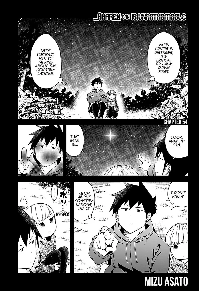 Aharen-san wa Hakarenai Chapter 54 page 2